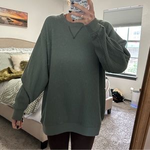 Aerie waffle knit long sleeve